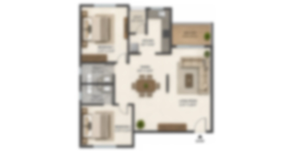 Mahaveer Signature Kalyan West Floor Plan